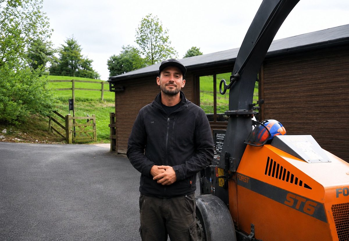 Founder of Hillside Environmental speaking about tree care services in Kent