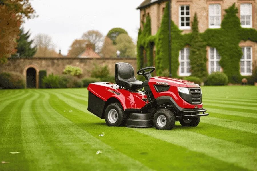 Grounds maintenance work around a commercial site in Kent
